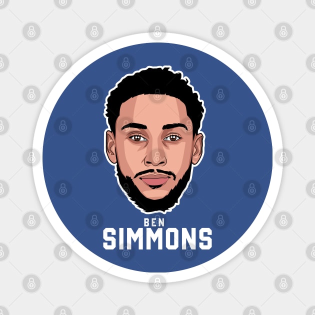 Ben Simmons Magnet by origin illustrations